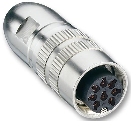 0322 06 CIRCULAR CONN, RECEPTACLE, 6 WAY, CABLE LUMBERG