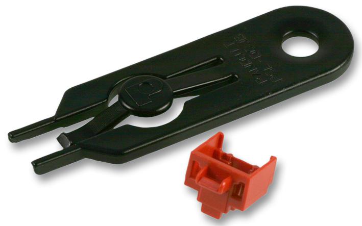 PSL-DCJB-C BLOCKOUT, RJ45, X100 AND TOOL, RED PANDUIT