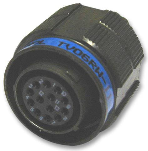 TV06RW-09-98SN(W52) SOCKET, FREE, 7.5A, 3WAY AMPHENOL LTD
