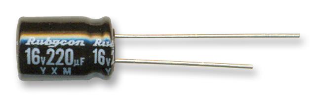 25YXM47MEFR5X11 CAP, 47µF, 25V, 20% RUBYCON