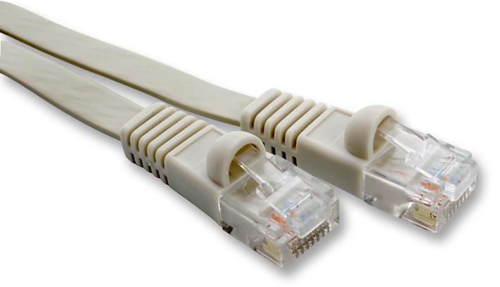 2966-3F LEAD, FLAT CAT6 UTP, BEIGE, 3M VIDEK
