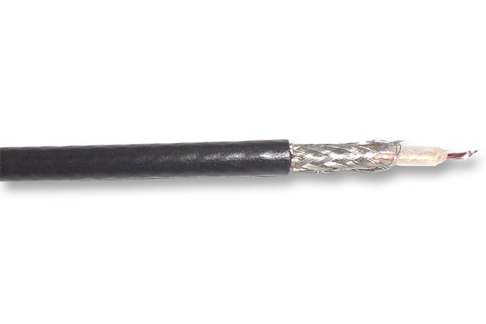 9062A BK005 CABLE, COAX, RG62A/U, BLACK, 30.5M ALPHA WIRE