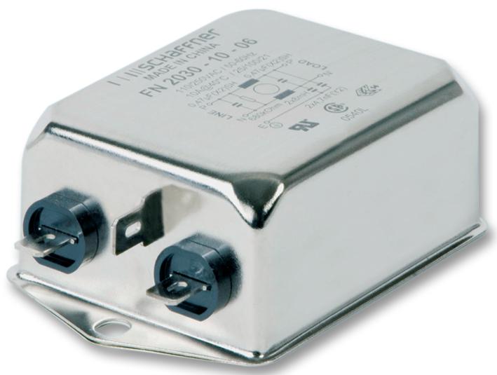 FN2030-1-06 FILTER, 1 PH, 1A, CHASSIS MOUNT SCHAFFNER