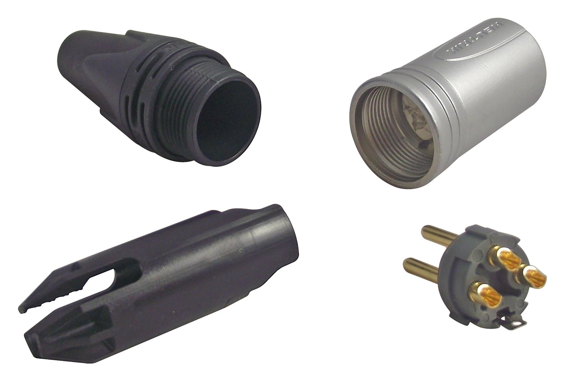 NC3MXX-HE PLUG, XLR, HEAT, RESIST, 3POLE NEUTRIK