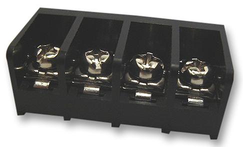 T44-BS11-04 TERMINAL BLOCK, BARRIER, 4POS, 14AWG MULTICOMP PRO