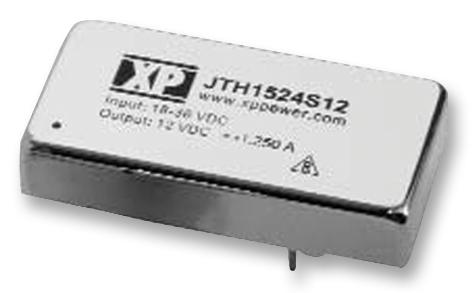 JTH1524D05 CONVERTER, DC/DC, 2O/P, 15W, +/-5V XP POWER