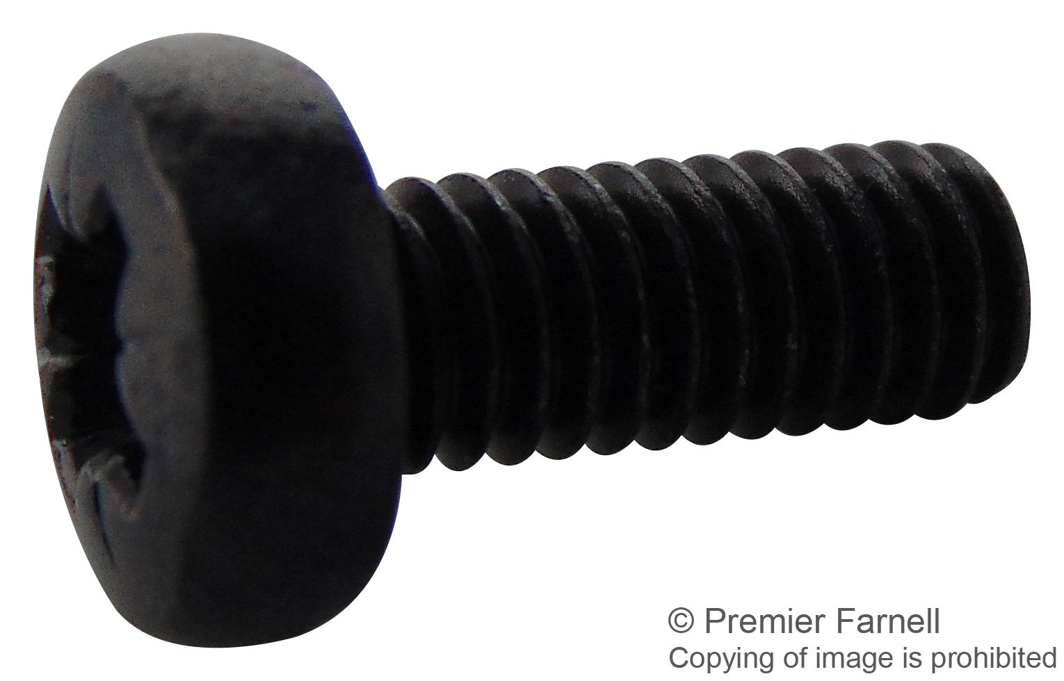 M410 PRSTMCB100- SCREW, POZI PAN, STEEL, BLK, M4X10,PK100 TR FASTENINGS