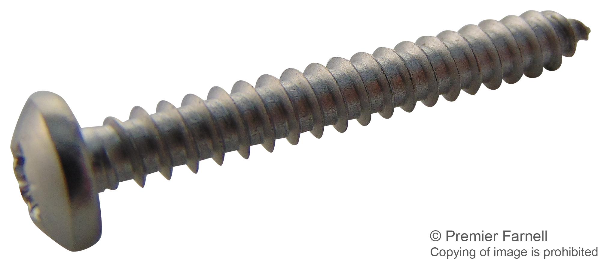 N81.250 PRA2ABS100- SCREW, POZI PAN, STEEL, A2, 8X1.1/4 TR FASTENINGS
