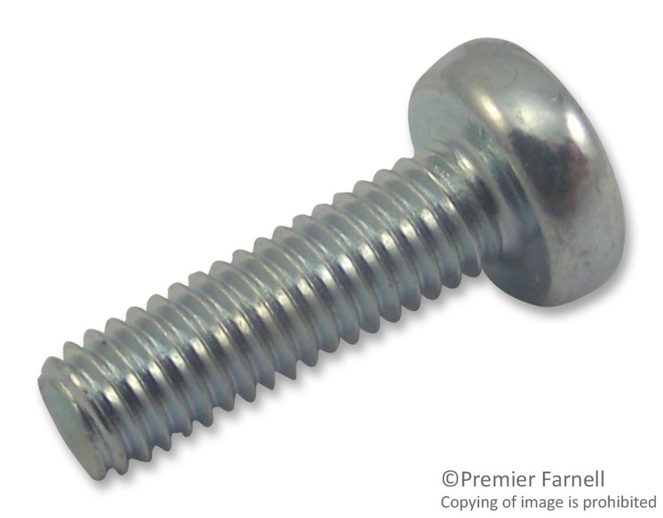 M3 10 PRSTMC Z100 SCREW, STEEL, BZP, 10MM, M3, PK100 TR FASTENINGS