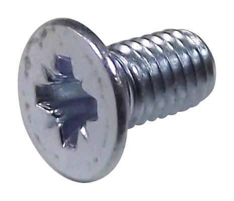 M5 30 KRSTMC Z100 SCREW, POZI, CSK, STEEL, BZP, M5X30 TR FASTENINGS