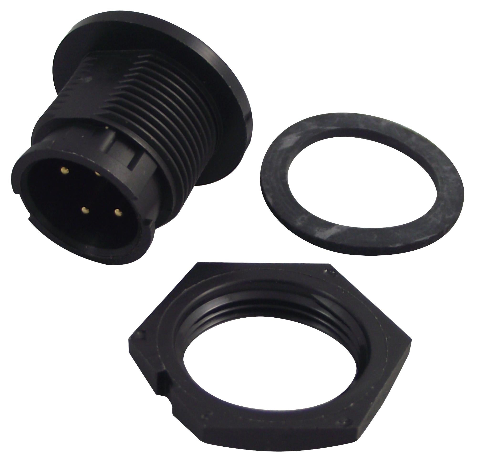 7282-4PG-300 CONNECTOR, PANEL, MALE, 4WAY SWITCHCRAFT/CONXALL