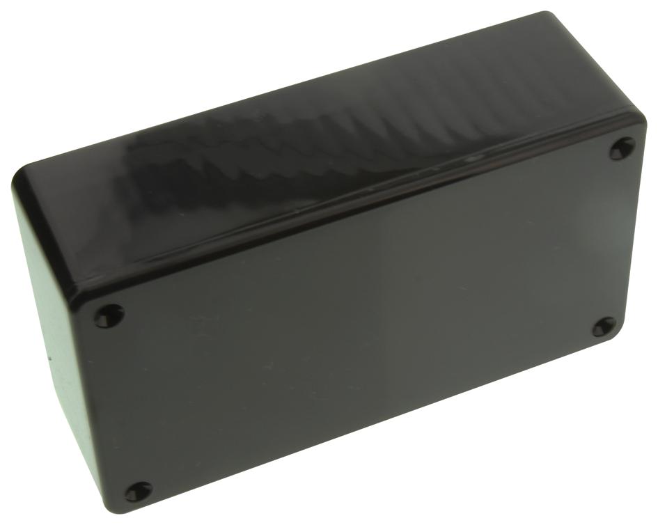 1591CSBK BOX, ABS, BLACK, 120X65X40MM HAMMOND