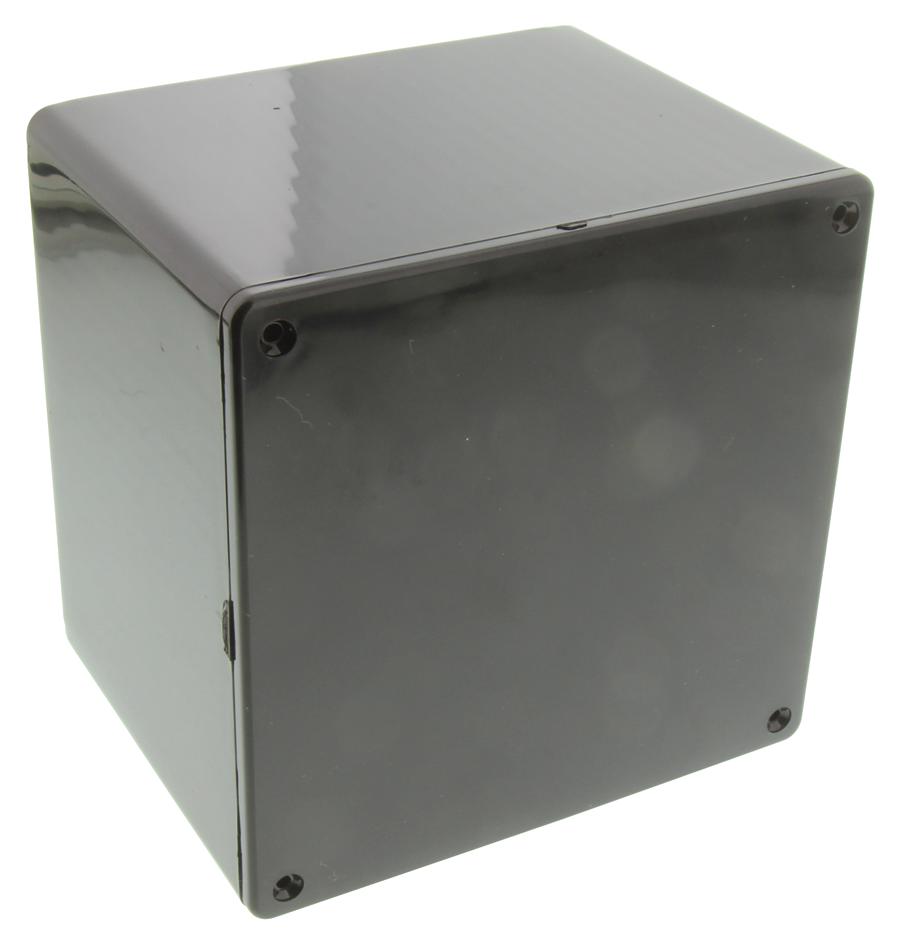 1591VSBK BOX, ABS, BLACK, 120X120X94MM HAMMOND