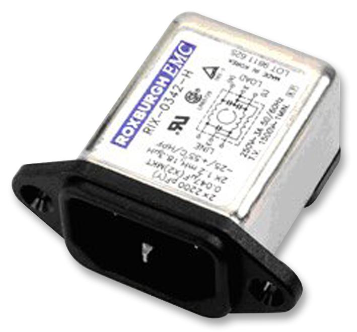 RIX0342H FILTER, INLET, 3A, EMC, EMC, FASTON ROXBURGH EMC