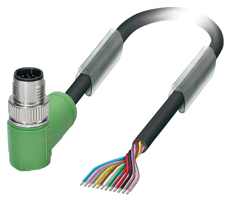 1430598 SENSOR CORD, 12P, M12 PLUG-FREE END, 5M PHOENIX CONTACT