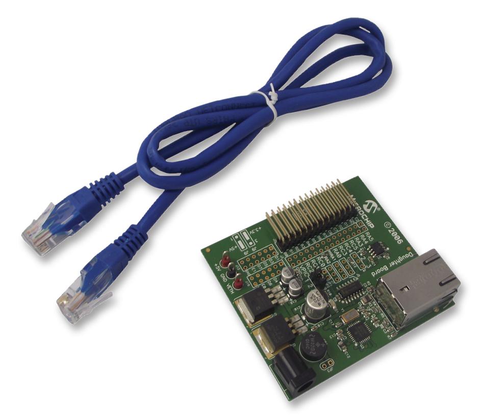 AC164121 ENC28J60, ETHERNET, DAUGHTER BOARD MICROCHIP