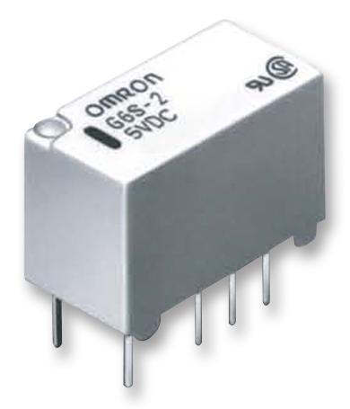 G6SU-2 DC3 RELAY, SIGNAL, DPDT, 30VDC, 2A OMRON