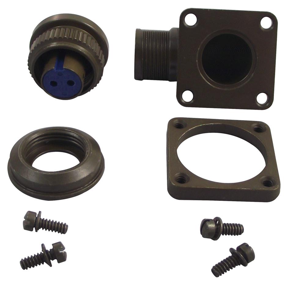 MS3108A10SL-4S CONNECTOR, CIRCULAR, SIZE 10SL, 2WAY AMPHENOL