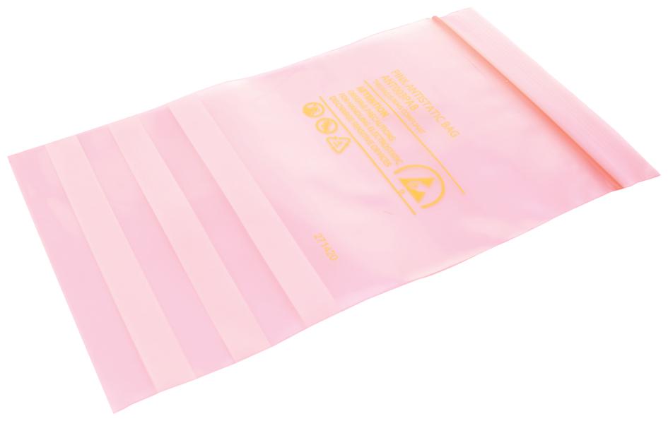 003-0002 PINK ANTISTATIC BAG, 101.6MM X 152.4MM MULTICOMP