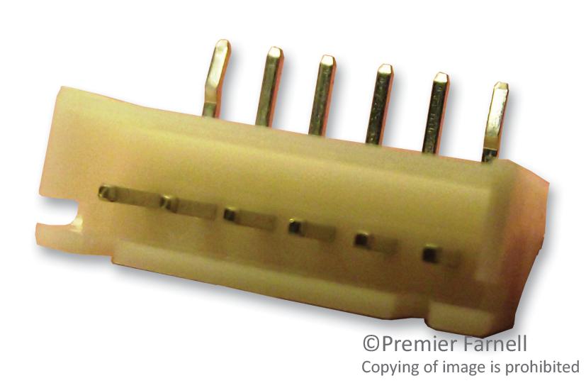 S6B-XH-A (LF)(SN) HEADER, RIGHT ANGLE, 6WAY JST (JAPAN SOLDERLESS TERMINALS)