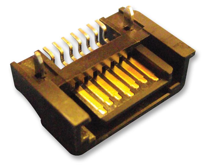 47080-4005 CONNECTOR, SATA, PLUG, 7POS, SMT MOLEX