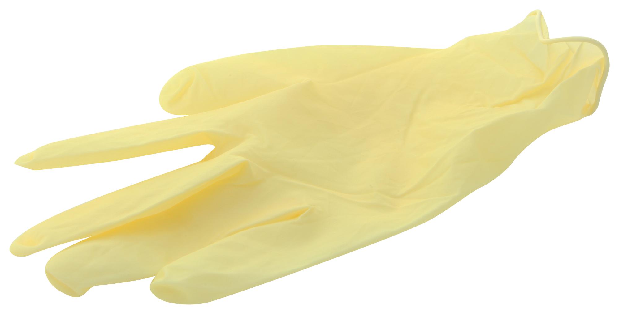 DYC200-02-C100-9-T-S GLOVE, LATEX, S, PK100 MULTICOMP