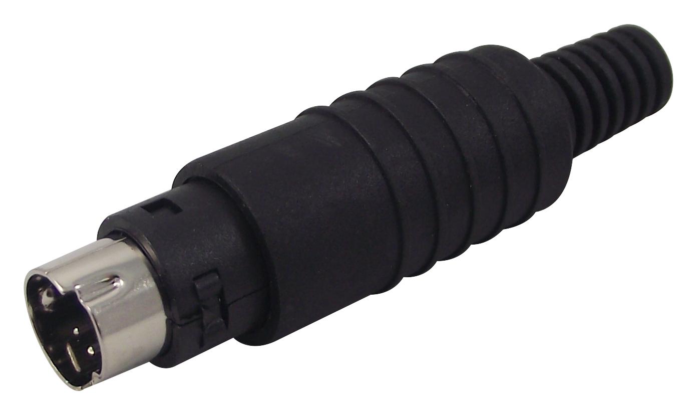 4850.1410 PLUG, MINI-DIN, 4POLE SCHURTER