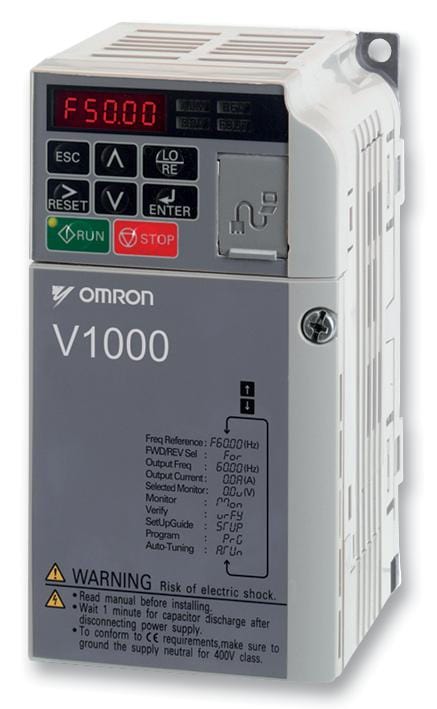 VZA40P4BAA INVERTER DRIVE, 0.55KW, 400VAC OMRON