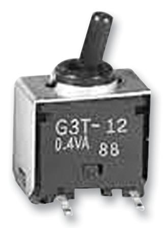 G3T12AP TOGGLE SWITCH, SPDT, SMD, ON-ON NKK SWITCHES