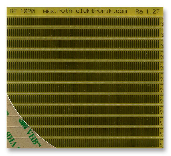 RE1020 CONTACT STRIPS, SELF-ADHES, 1.27MM ROTH ELEKTRONIK