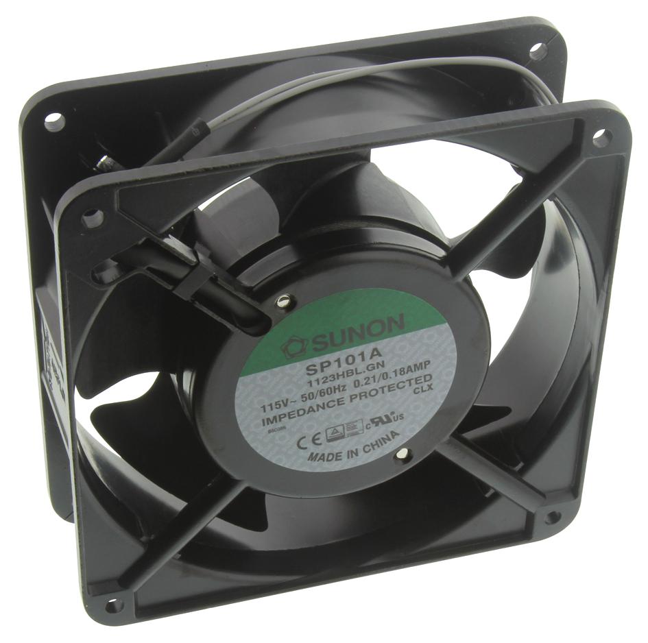 SP101A 1123HBL.GN FAN, 120X120X38MM, 115VAC SUNON