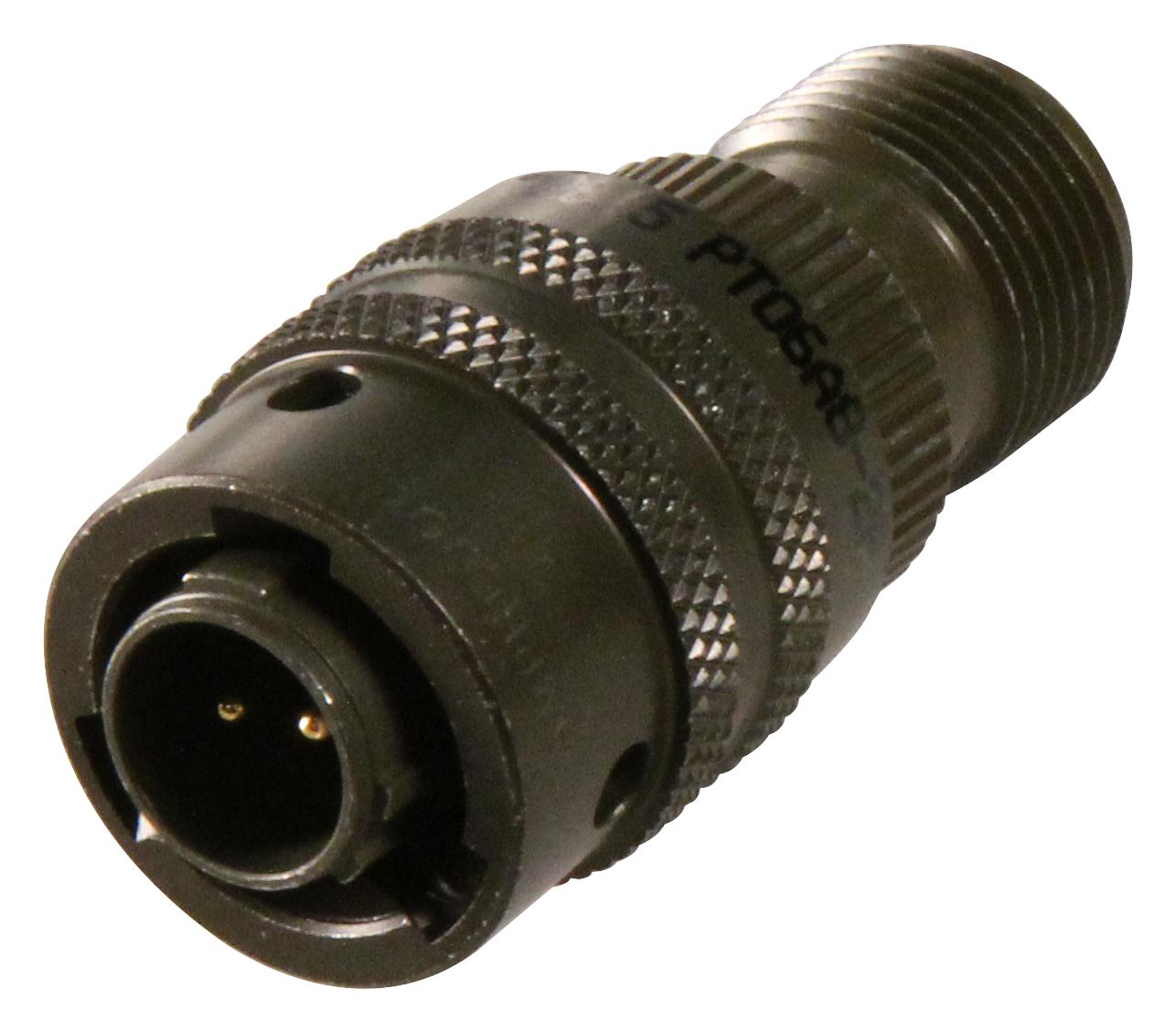 PT06A8-2P CONNECTOR, CIRCULAR, 2WAY, SIZE 8 AMPHENOL INDUSTRIAL