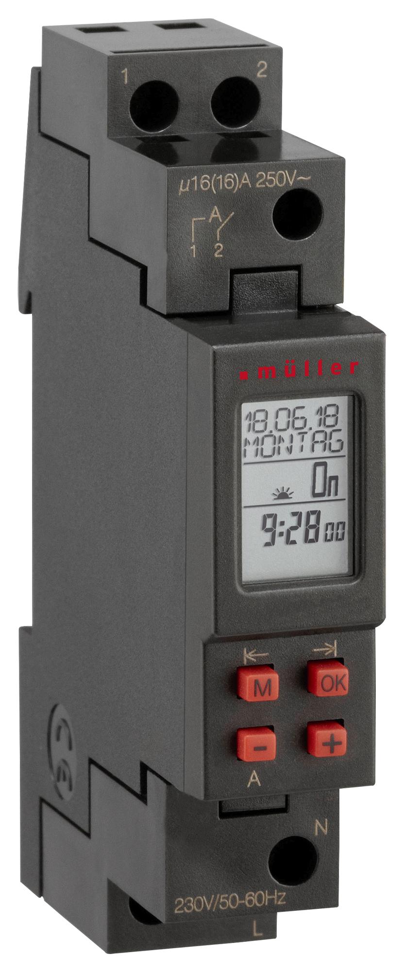 SC08.13 ASTRO DIGITAL TIME SWITCH 1 CHANNEL MULLER