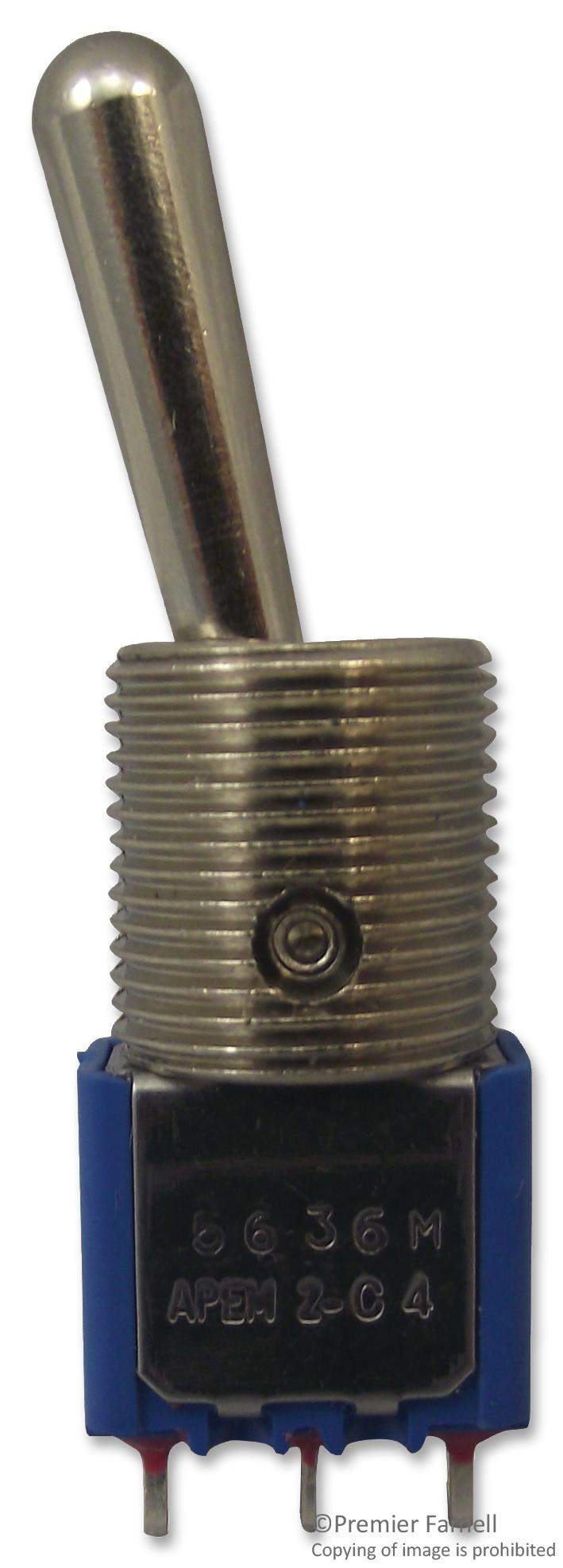 5636MAB SWITCH, SPDT, 4A, 30VDC APEM