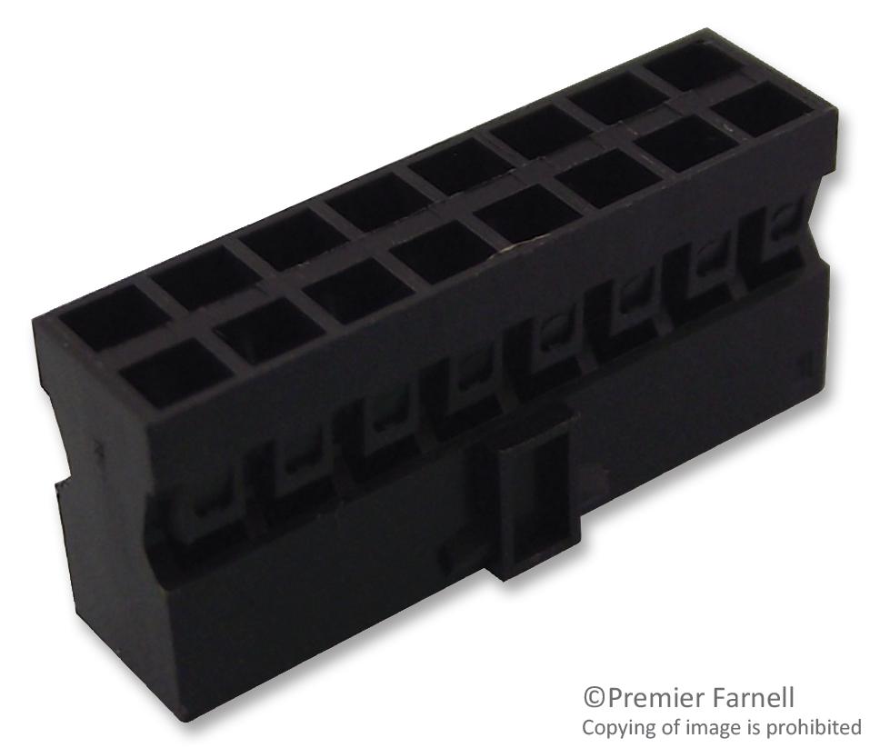 90311-016LF CRIMP HOUSING, 16WAY, MINITEK AMPHENOL ICC