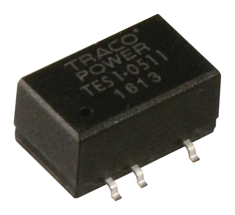 TES 1-1221 DC/DC, 12V/±5V, 1W, SMD TRACO POWER