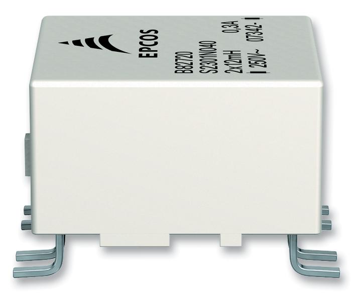 B82720S2102N040 CHOKE, RING CORE, DOUBLE, 3MH, 1A EPCOS