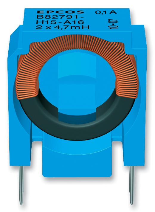 B82791H2601N001 CHOKE, COMMON MODE, 6.8MH, 0.6A EPCOS