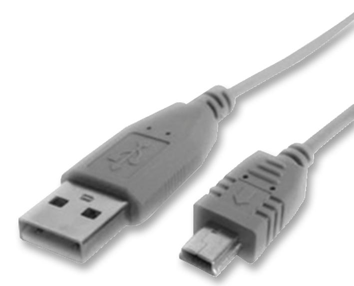 SPC20060 CABLE, USB A PLUG TO USB MINI B PLG, 3FT MULTICOMP