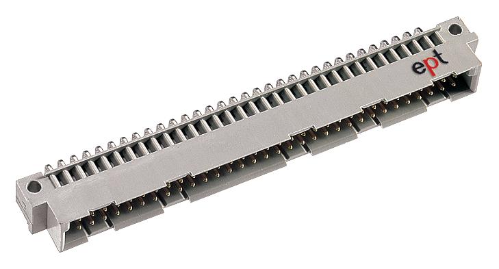 101-40064 MALE, SOLDER, TY B, CL2, R/A, 64WAY, 3MM EPT