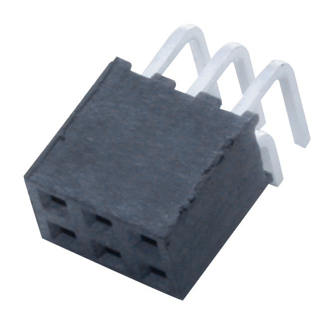 SQT-103-01-L-D-RA RECEPTACLE, 2MM, R/A, 6WAY SAMTEC