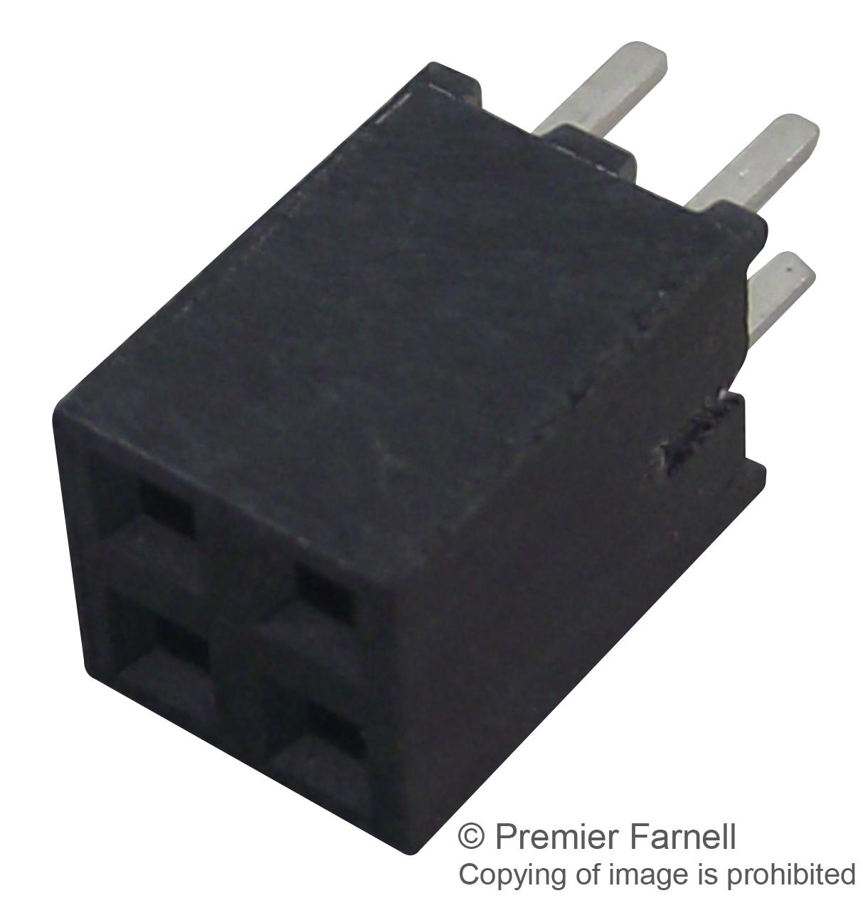 SQW-102-01-L-D RECEPTACLE, 2MM, VERT, 4WAY SAMTEC