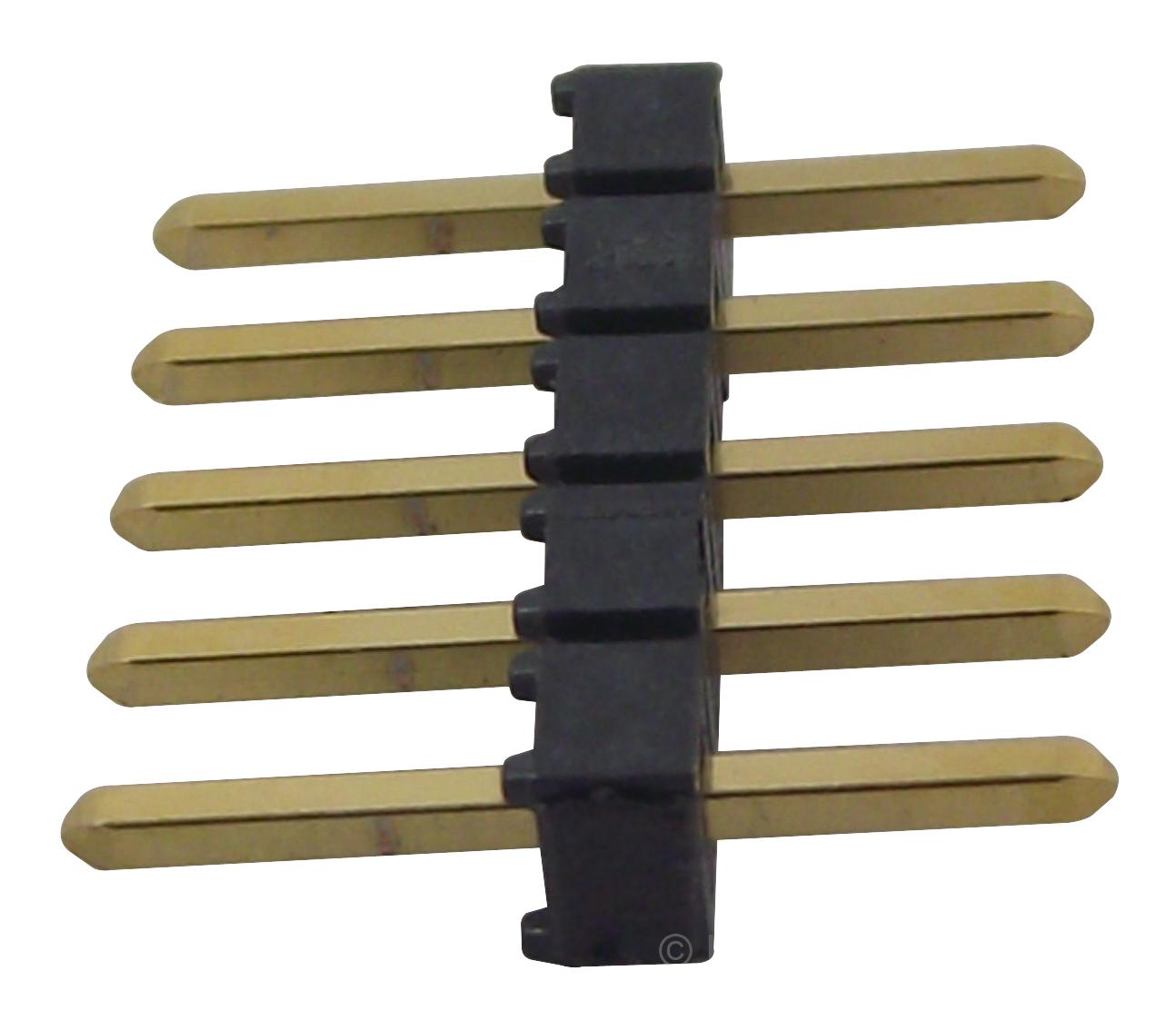 TMM-105-01-G-S HEADER, 2MM, SINGLE THRU HOLE, 5WAY SAMTEC