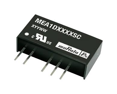 MEA1D0509SC CONVERTER, DC/DC, SIL, 1W, 9V MURATA POWER SOLUTIONS