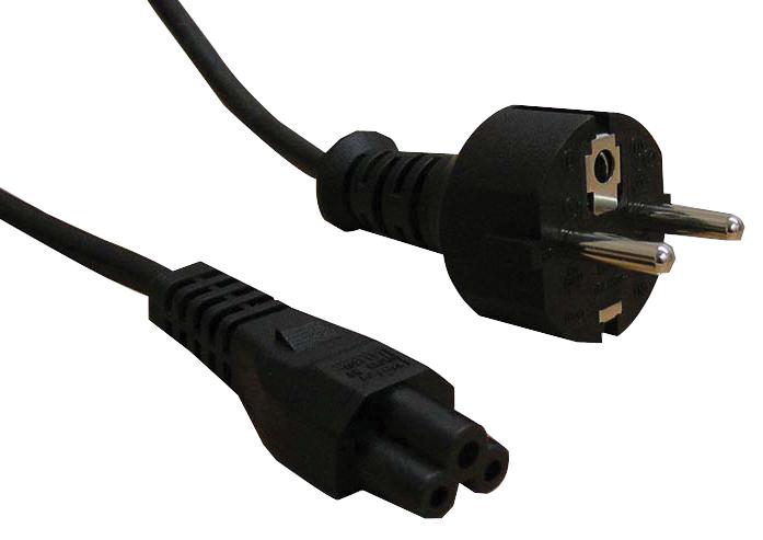 SH10188R LEAD, EURO TO CLOVERLEAF, BLACK, 2M PRO ELEC
