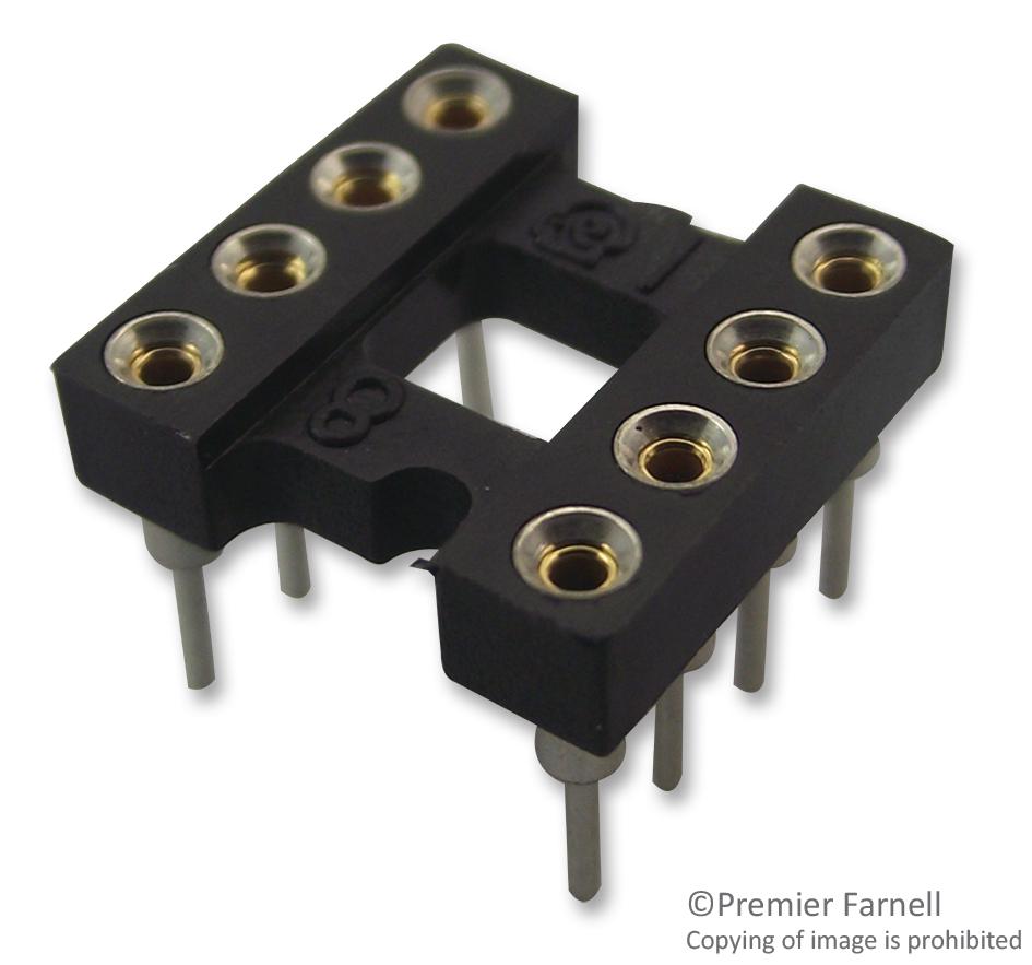 08-3518-10 SOCKET, DIP, 8WAY ARIES