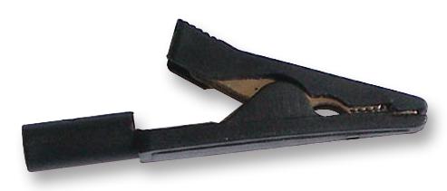 27.187.2 CROCODILE CLIP, BLACK MULTICOMP