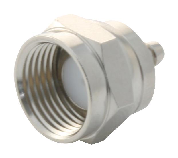 222113 RF COAXIAL, F, STRAIGHT PLUG, 75OHM AMPHENOL RF