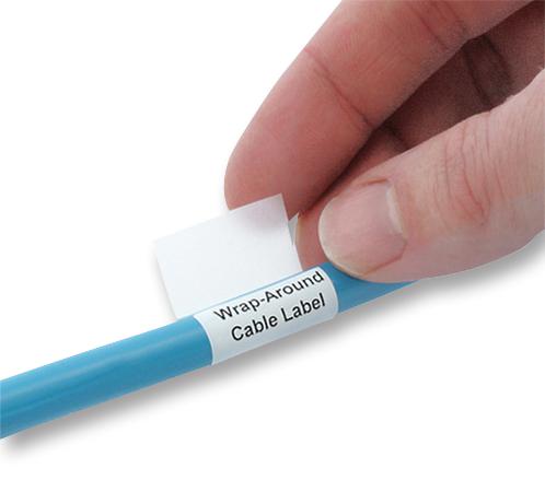 P05/2508LW LABEL, WHITE, 25X8MM, 80/SHEET, PK10 SILVERFOX