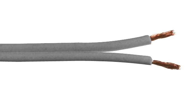 TEM0620-2009 GREY 100M SPEAKER CABLE, 2CORE, 0.41MM2, GRY,PER M MULTICOMP PRO
